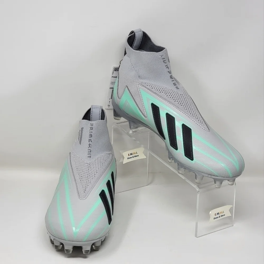 Adidas Freak Ultra 23 Football Cleats GW4179 Grey Primeknit Mens Size 9.5 New